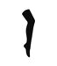 Collants en bambou opaques noirs super doux pour femmes-1