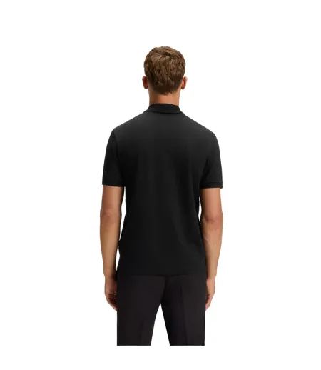 Mens Logo Regular Polo Shirt Black Boss
