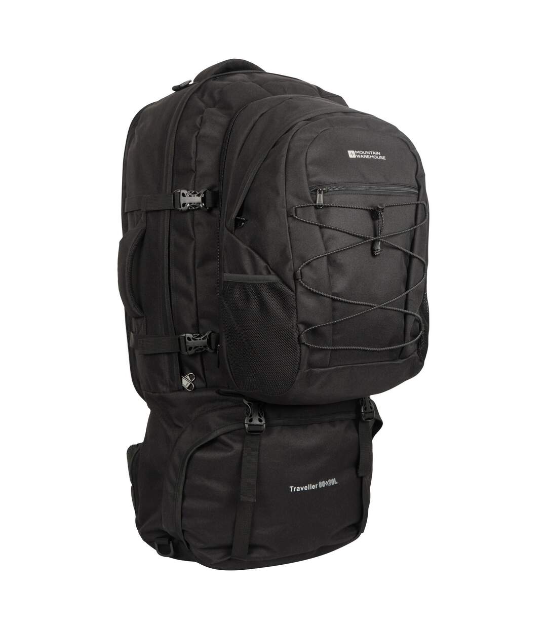 Mountain Warehouse Traveller 100L Knapsack (Black) (One Size) - UTMW2430-3