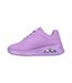 Childrens/kids Uno Gen1 Neon Glow Trainers Violet Skechers-2