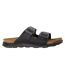 Womens/ladies Arizona Leather Sandals Black Birkenstock-1