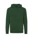 Unisex Adult Jasper Recycled Cotton Hoodie Forest Green Iqoniq-2