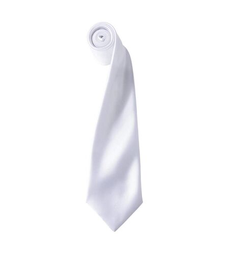 Cravate Colours Collection Taille Unique Blanc Premier