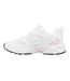 Womens/ladies Pro Mira Synthetic Leather Trainers White Pink USA Pro-2