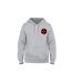 Sweat À Capuche Motif/style Logo Homme Gris Deadpool-1