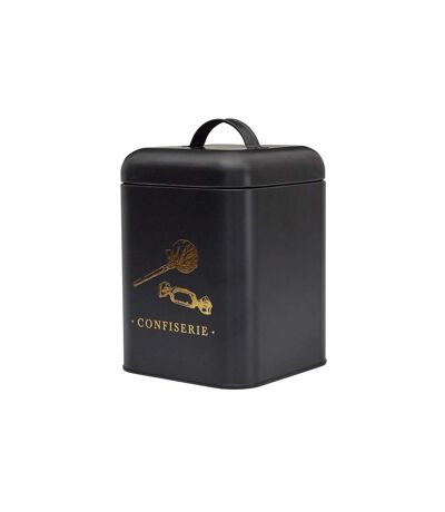 Boîte à Confiserie en Métal Lounge 22cm Noir