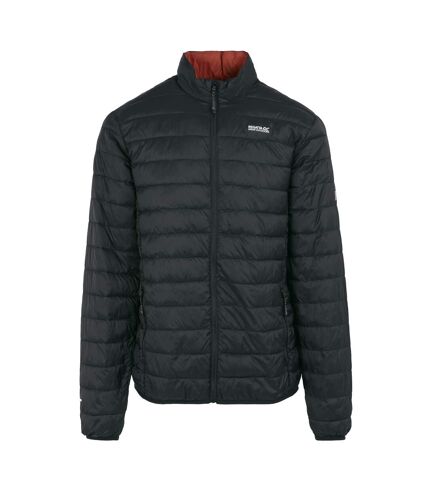 Mens hillpack ii insulated jacket black/red ochre Regatta