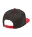 Casquette Ajustable Coupe Ajustée Noir Rouge Flexfit-2