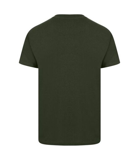 T-shirt Manches Courtes Homme Vert Forêt Casual