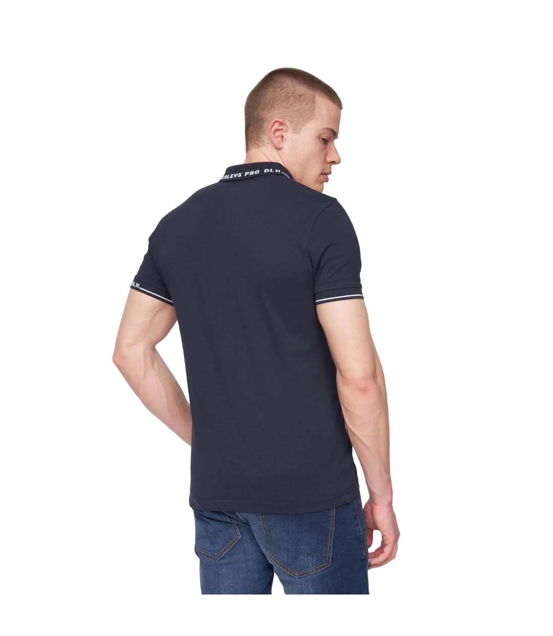 Polo hentyme homme bleu marine Henleys