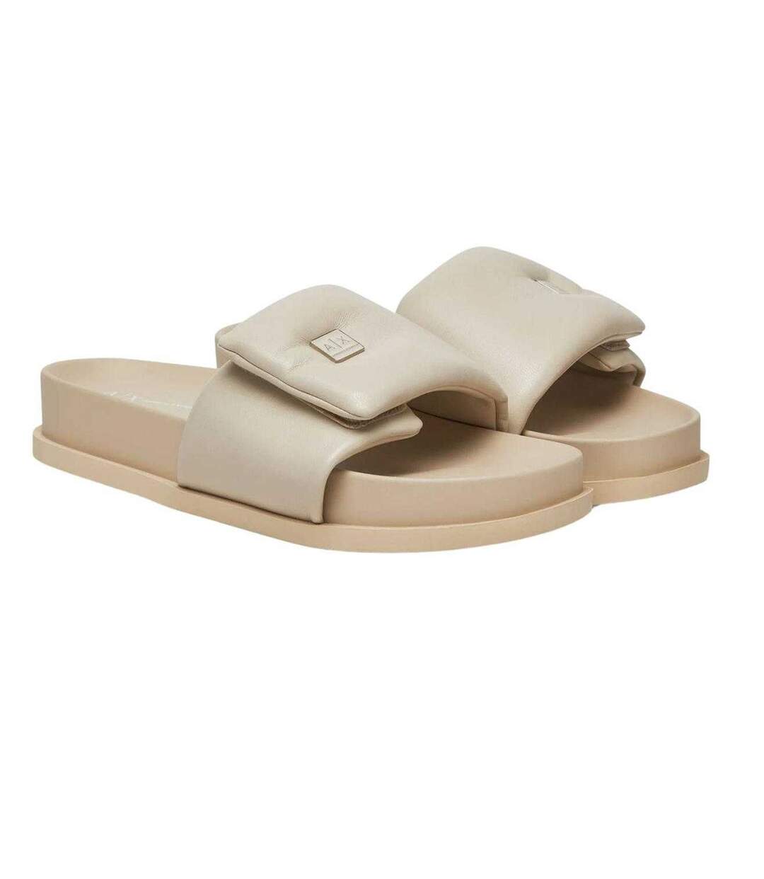 Claquettes Femme Beige Armani Exchange-1