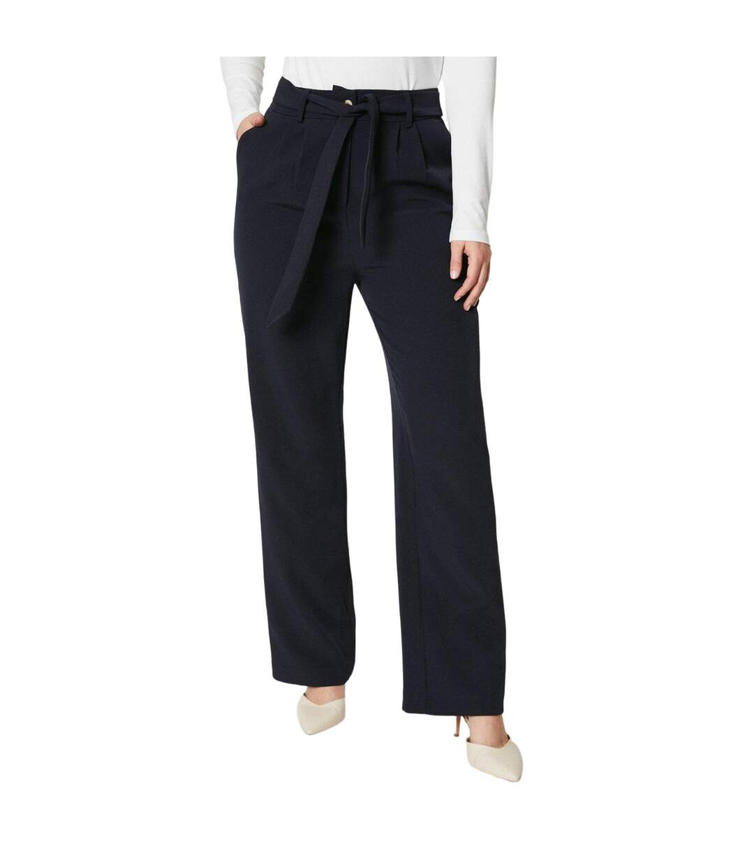 Pantalon femme bleu marine Principles