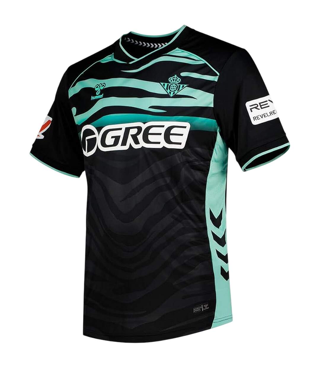 Unisex Adult 2025/2026 Real Betis Football Shirt Black Hummel-3