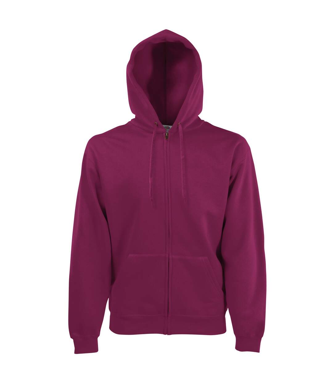 Fruit Of The Loom Mens Premium 70/30 Hooded Zip-Up Sweatshirt / Hoodie (Burgundy)