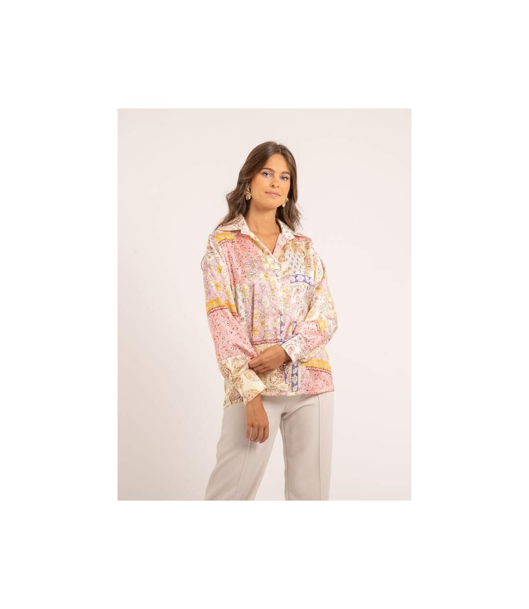 Chemise motifs OPORTO - Dona X Lisa-1