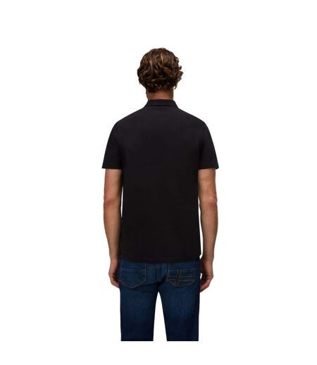 Mens Regular Polo Shirt Black Napapijri