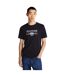 Mens Embroidered Logo T-shirt Blue Tommy Hilfiger-1