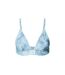 Haut De Maillot De Bain Motif/style Tie-dye Femme Bleu Calvin Klein-2