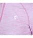 Womens/ladies Heathered Full Zip Raglan Jacket Pink Marl Gym King-4
