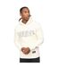 Sweat À Capuche Carrimoore Homme Blanc Cassé Crosshatch-4