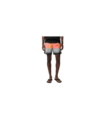 Mens Colour Block Swim Shorts Red Black Grey Quiksilver
