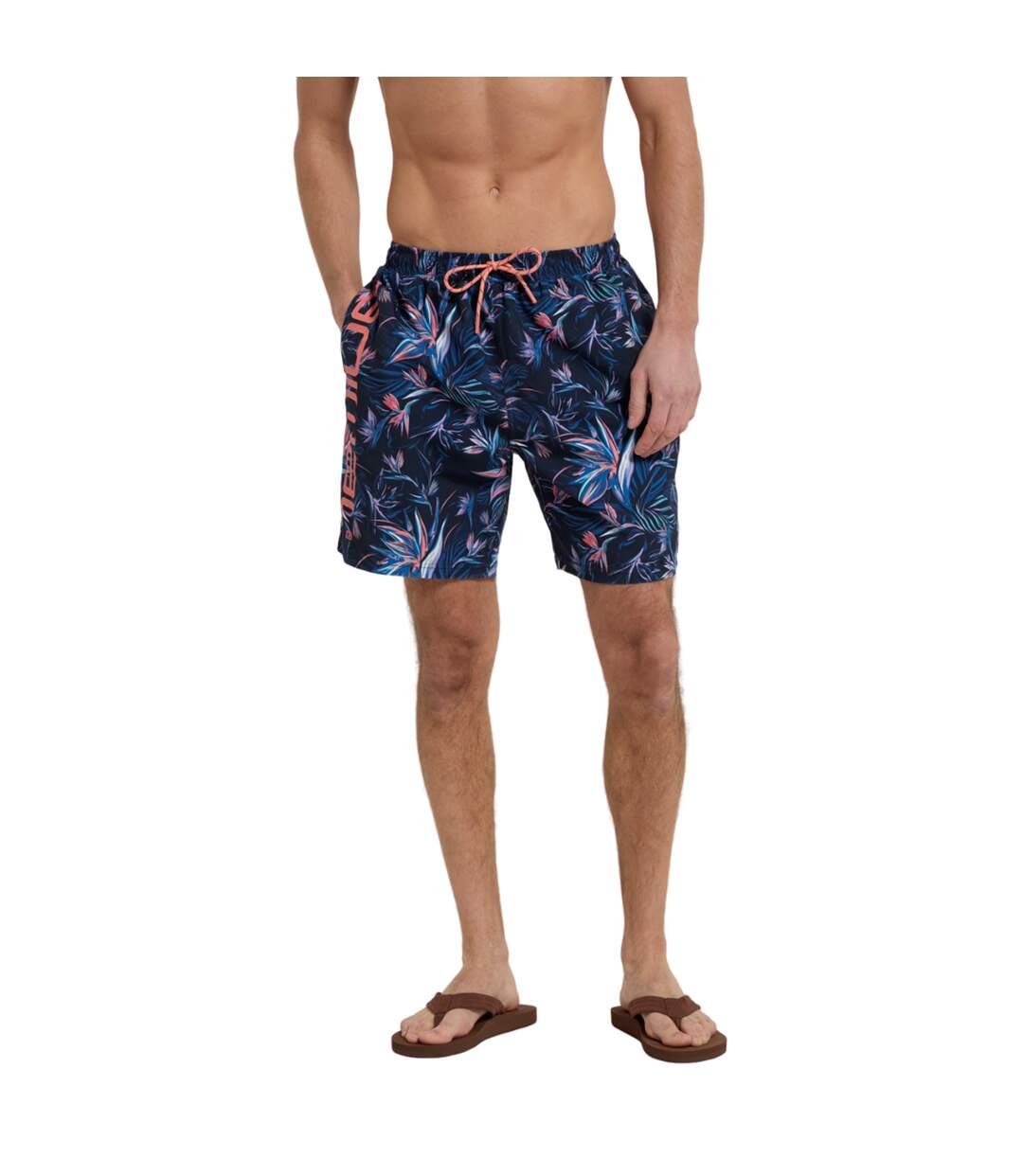 Boardshort deep dive homme rose Animal-3