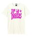 T-shirt retro logo adulte vieux blanc Amplified-1