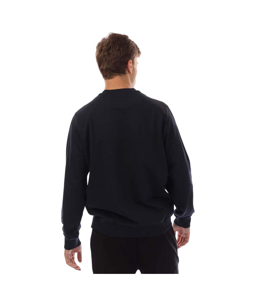 Sweat Style Texte Homme Bleu Marine Blanc Lyle & Scott-3