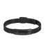 Mens Alen Stainless Steel Mesh Bracelet One Size Black Boss-1