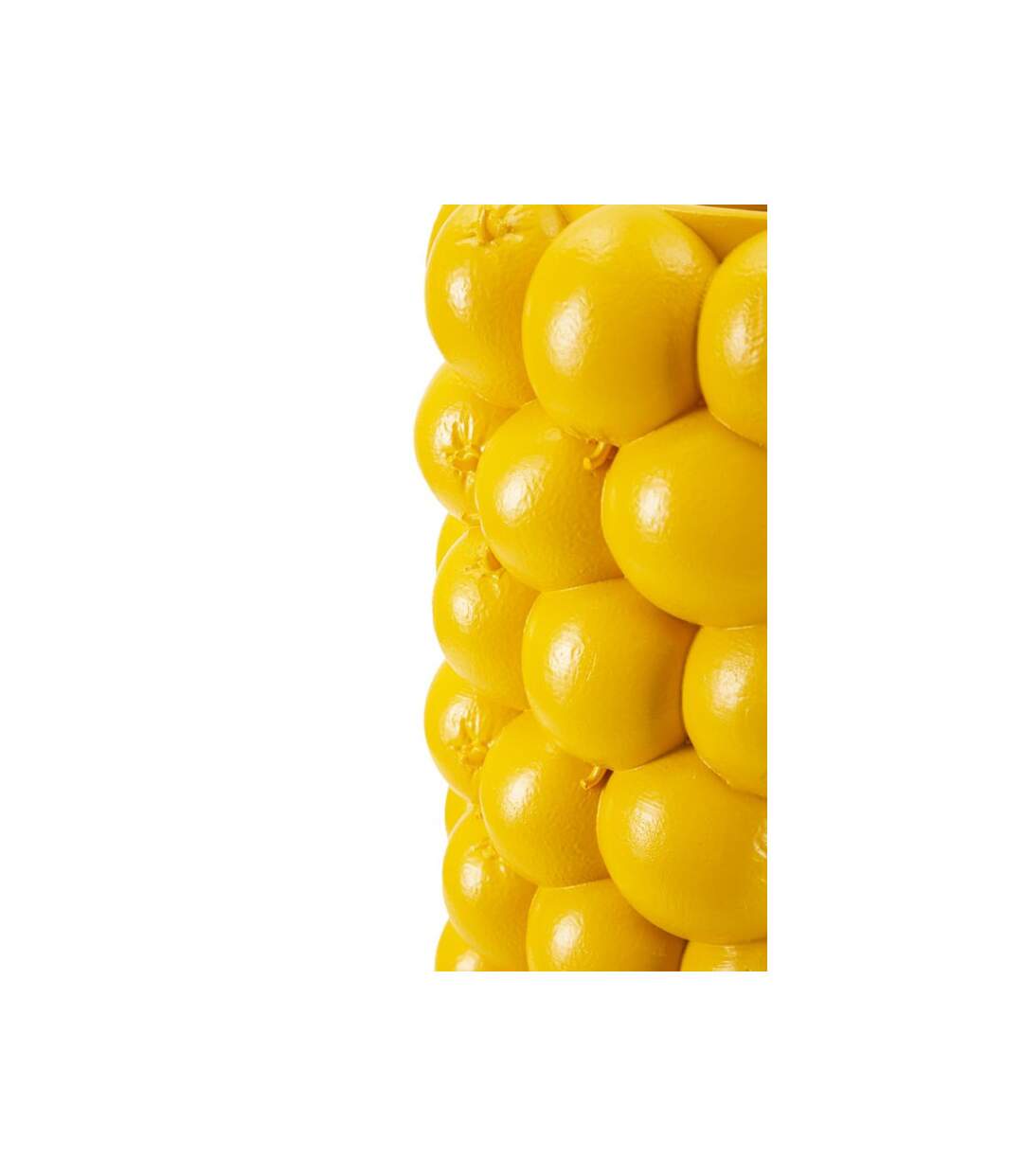 Vase Déco Fruits Citrons 28cm Jaune-3