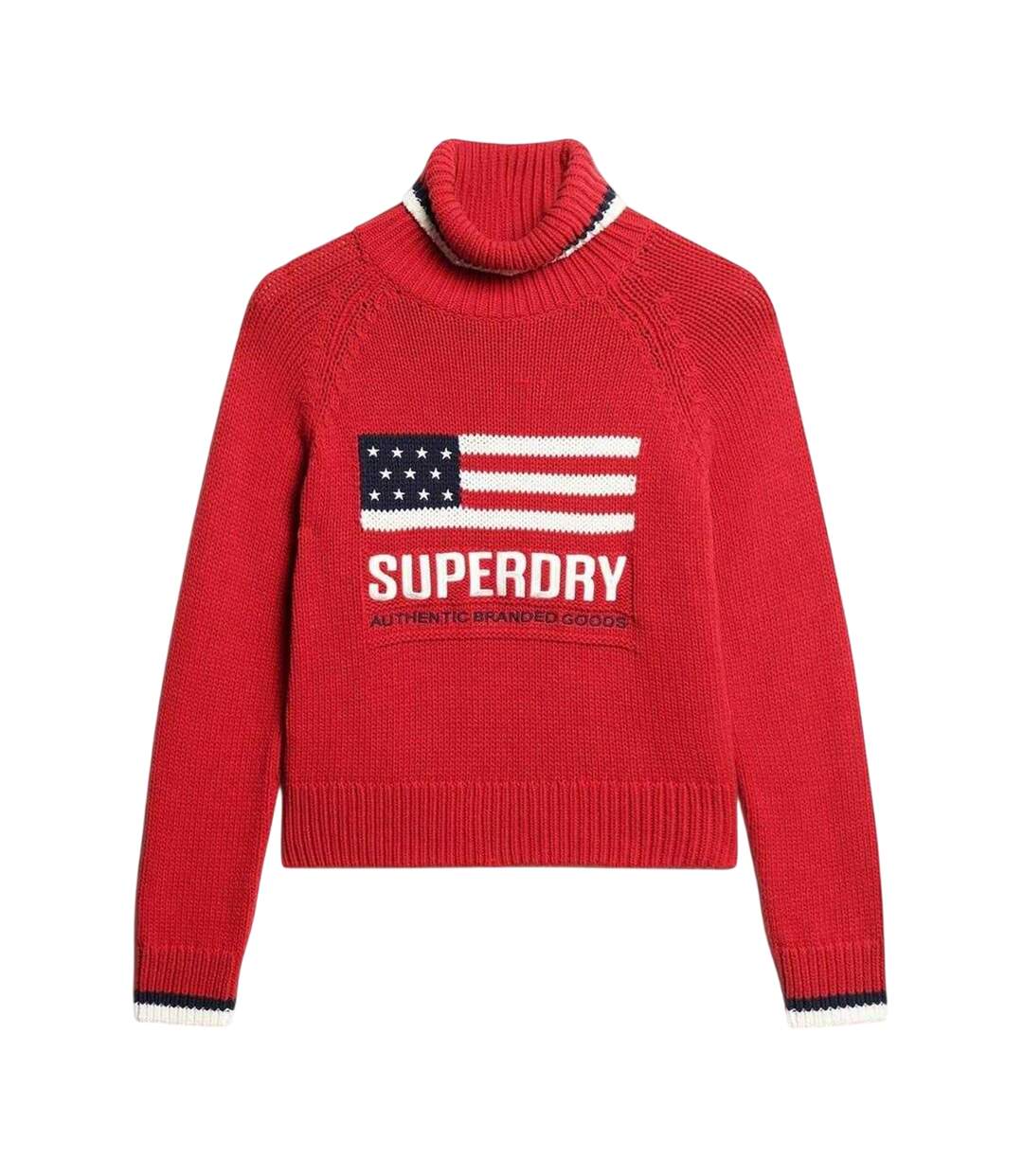 Sweat Motif/style Drapeau Des États-unis Femme Rouge Superdry-2