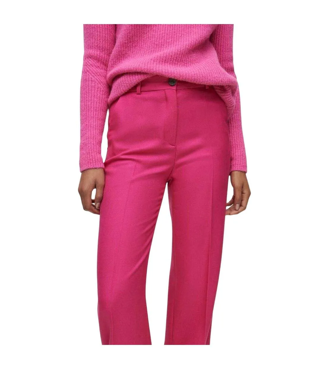 Pantalon Tireka Femme Rose Vif Boss-4
