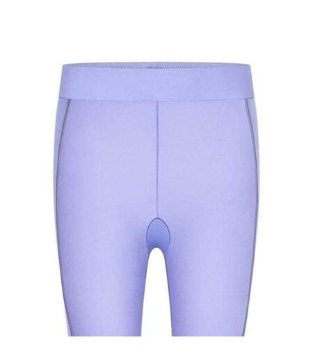 Womens/ladies Series-5 Snug Fit Leggings Purple Skins