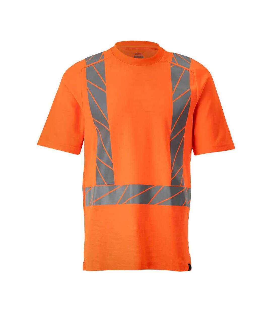 T-shirt Accelerate Safe Homme Orange Fluo Mascot-1
