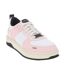 Womens/ladies Kilian Leather Trainers Charcoal Hugo-3