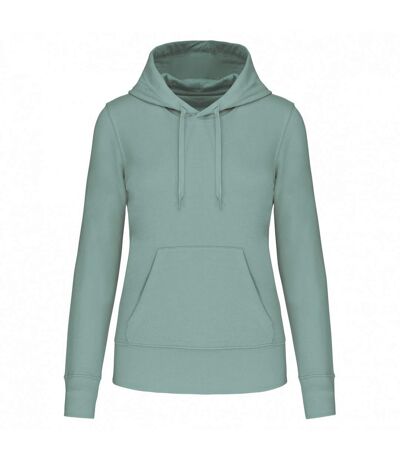 Womens/ladies hoodie sage Kariban