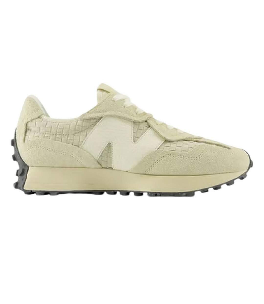Unisex Adult 327 Suede Flat Trainers Pale Moss New Balance-1