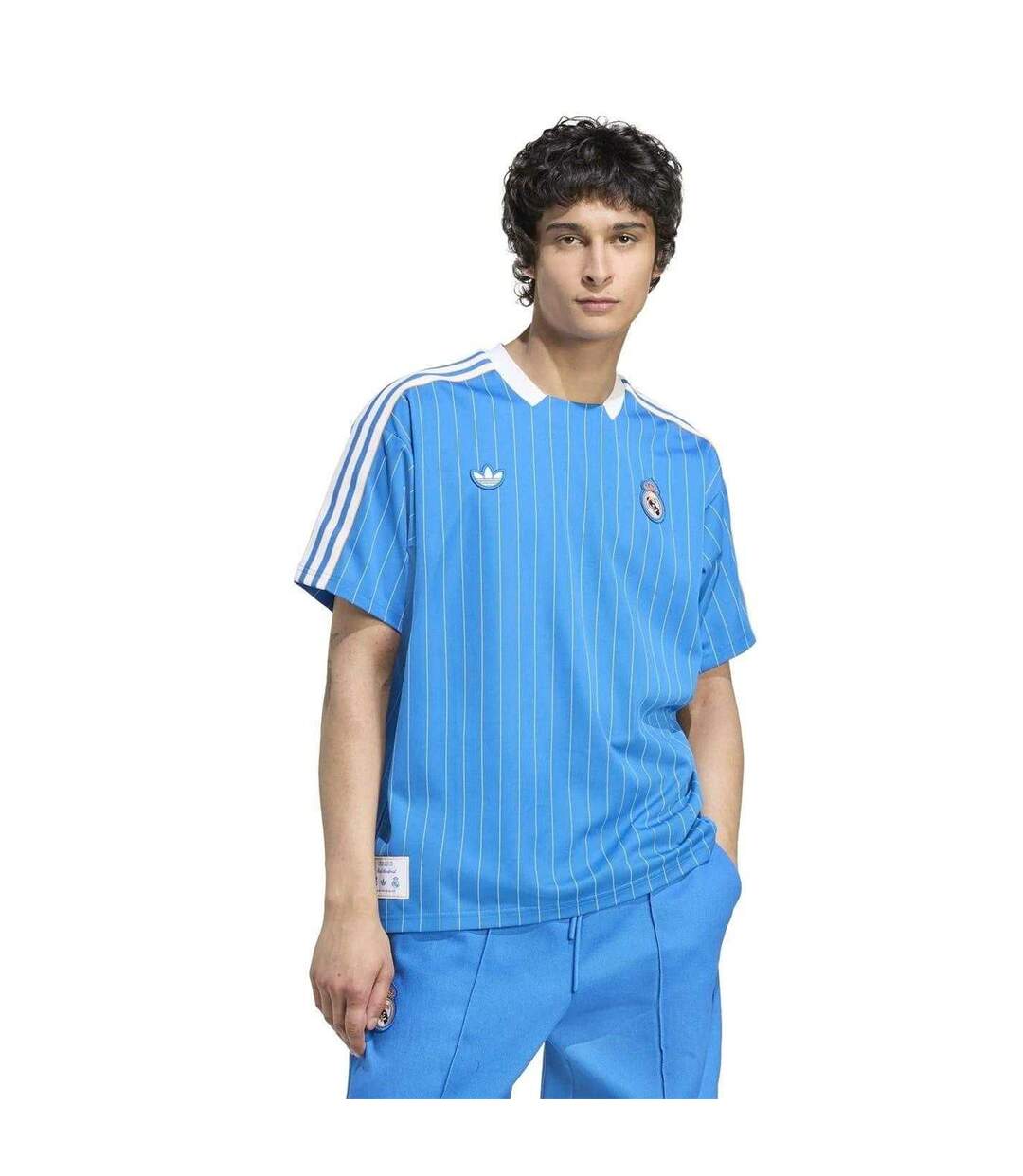 Maillot De Foot Motif/style Real Madrid Cf 2025/2026 Adulte Bleu Blanc Adidas-1