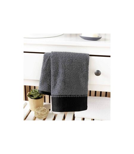Serviette de Toilette Majesty 50x90cm Anthracite