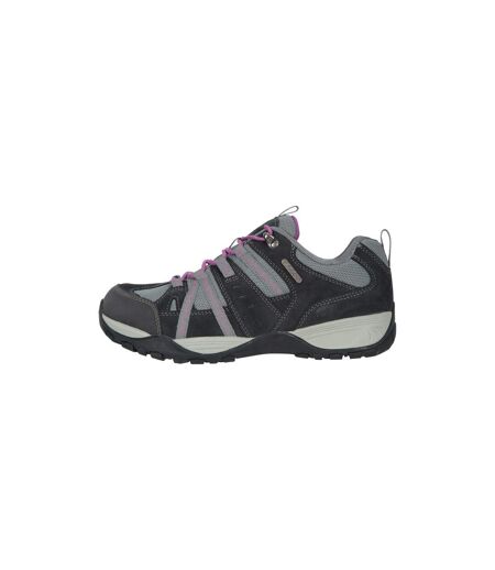 Mountain Warehouse Womens/Ladies Direction II Suede Wide Walking Shoes (Gray) - UTMW1747