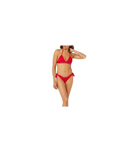 Haut De Maillot De Bain Motif/style Triangle Femme Rouge Primaire Tommy Hilfiger