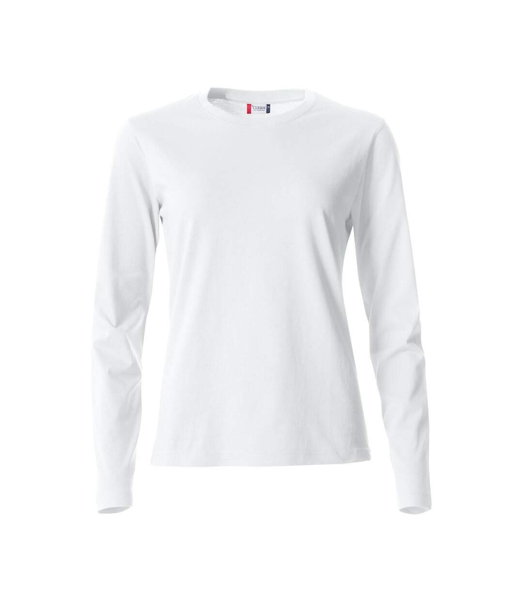T-shirt Basic Femme Blanc Clique-1