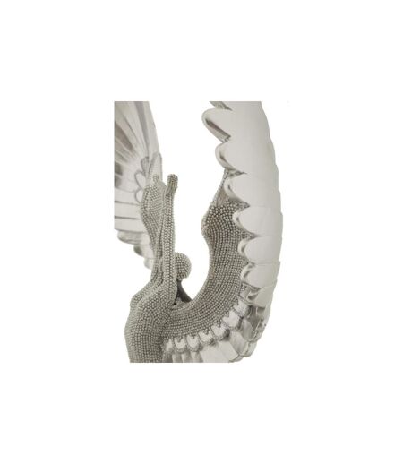 Statuette Déco Ailes Sparky 48cm Argent