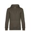 Mens King Hoodie Khaki B&C-1