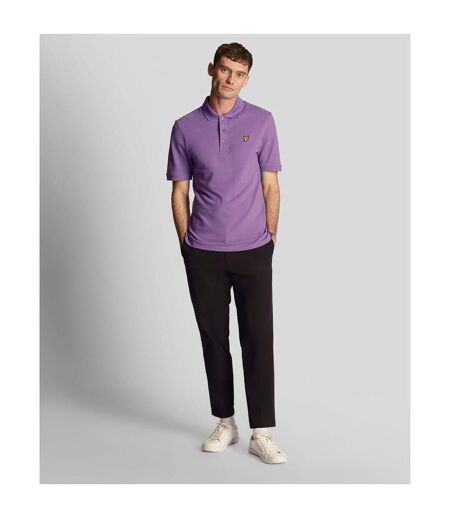Polo Uni Homme Violet Lyle & Scott