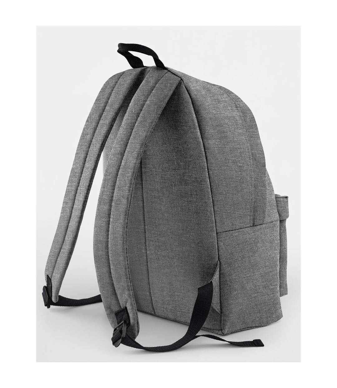 Fashion Backpack / Rucksack 18 Litres One Size Grey Marl Bagbase-4