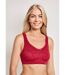 Soutien-gorge sans armatures maille florale-1