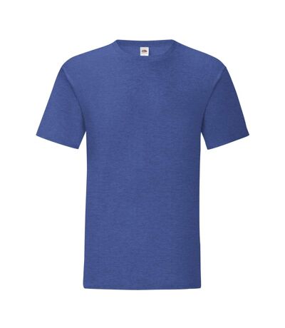 Fruit Of The Loom Mens Iconic T-Shirt (Heather Royal)