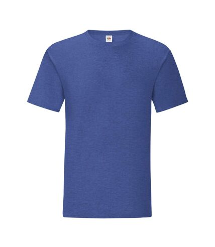 Fruit Of The Loom Mens Iconic T-Shirt (Pack of 5) (Heather Royal)