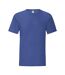 Fruit Of The Loom Mens Iconic T-Shirt (Pack of 5) (Heather Royal)